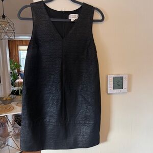 Vegan Leather Mini Dress